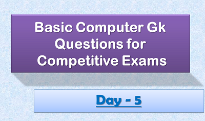Computer Gk Questions Day5 2020-21
